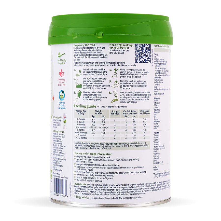 HiPP UK Stage 1 Organic Formula