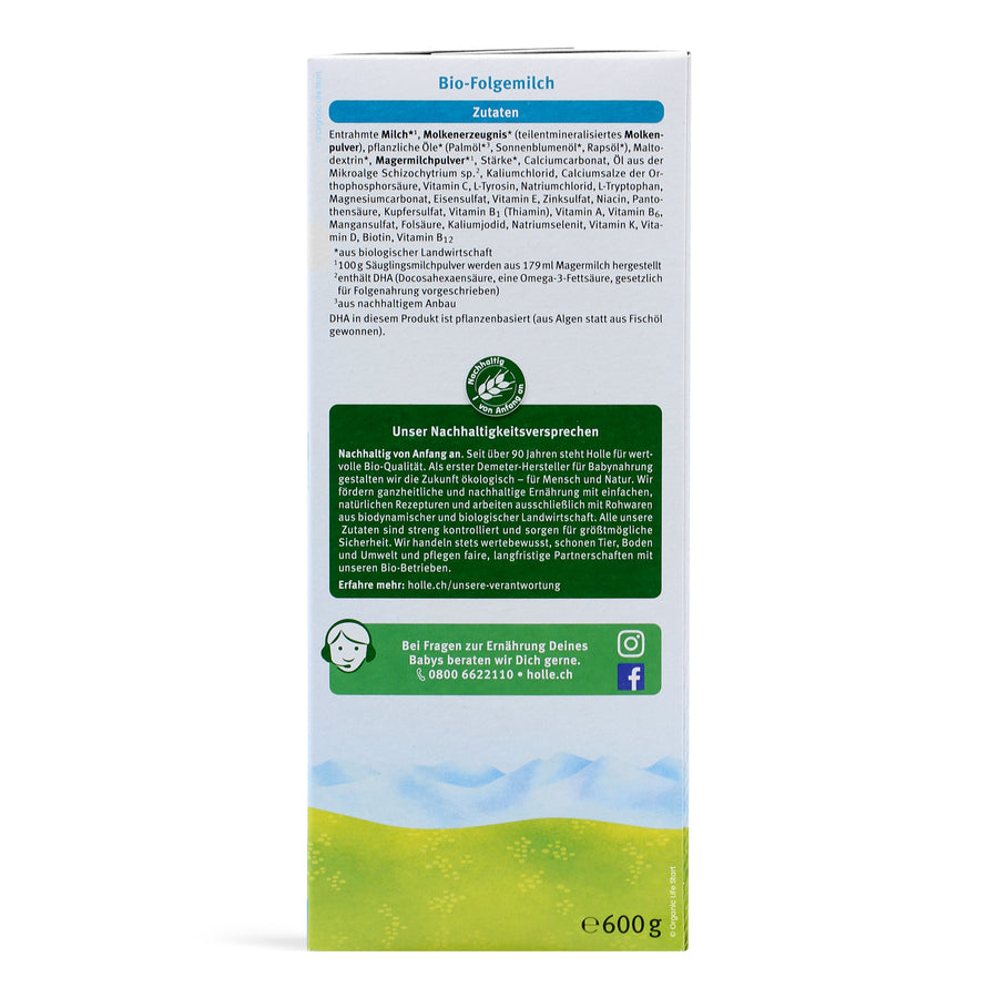 Holle Stage 4 Organic Toddler Formula