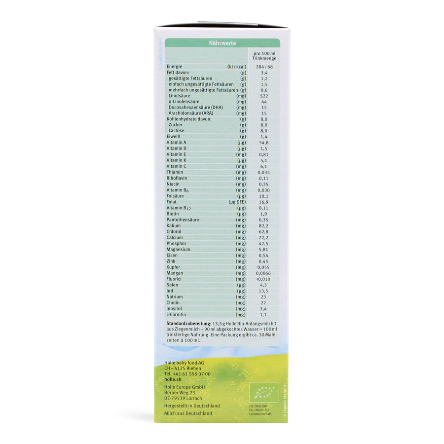 Holle Goat Milk Formula Stage 1