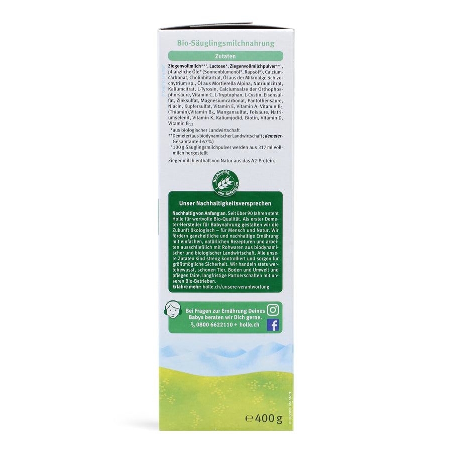Holle Goat Milk Formula Stage 1
