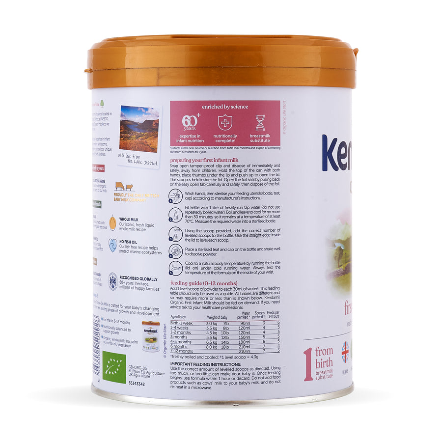 Kendamil Organic Stage 1 Formula