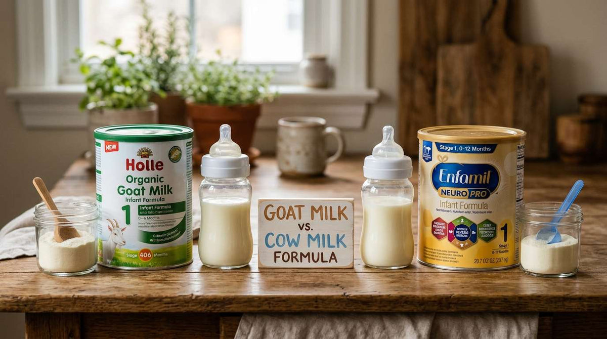 Goat Milk vs Cow Milk Formula: What Every Parent Should Know