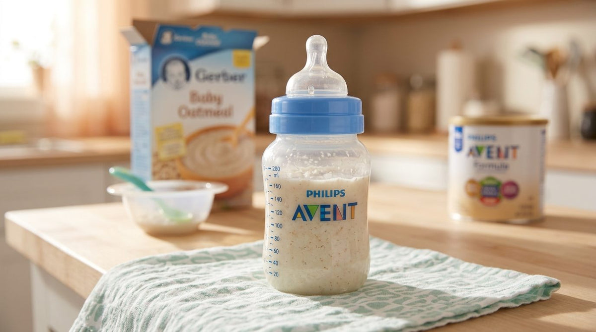 Rice Cereal or Oatmeal in a Baby Bottle: Is It Safe? What Doctors Say