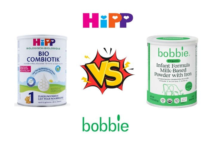 HiPP Formula vs. Bobbie Formula