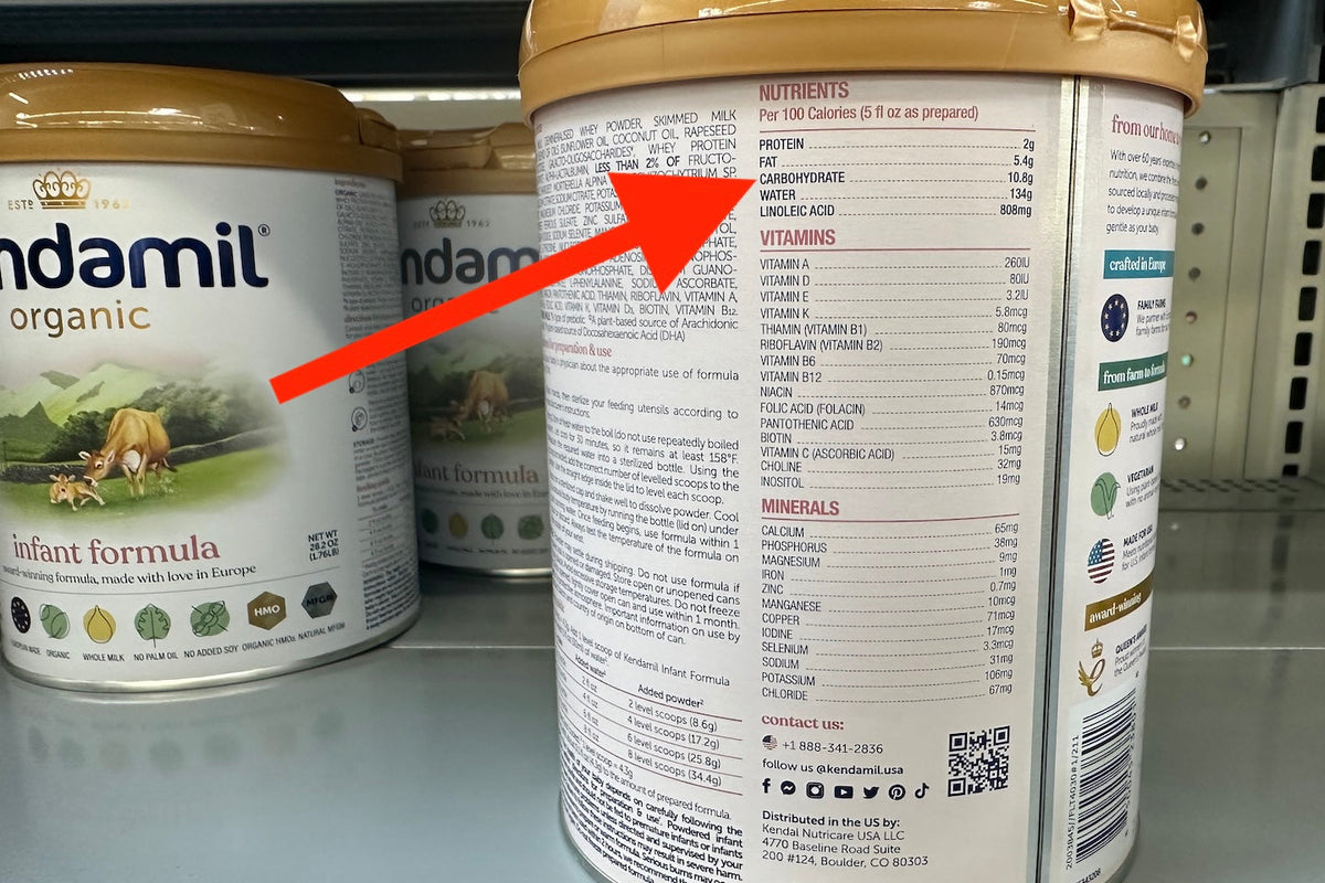 Source of Carbohydrates in Baby Formula