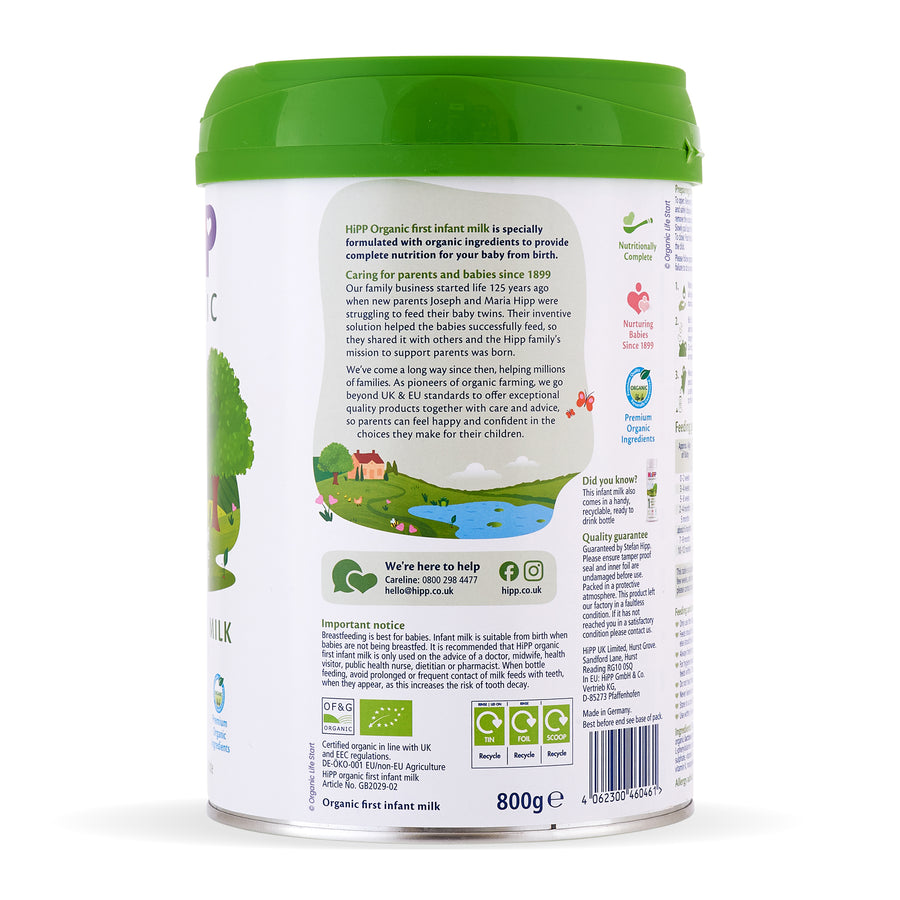 HiPP UK Stage 1 Organic Formula