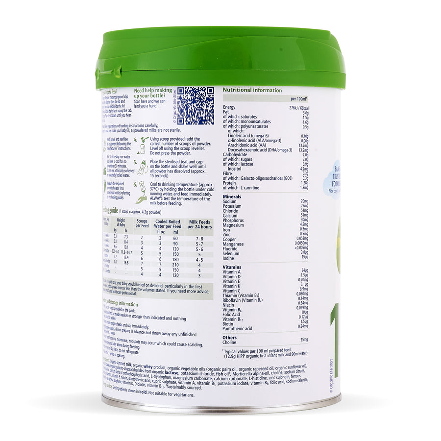 HiPP UK Stage 1 Organic Formula