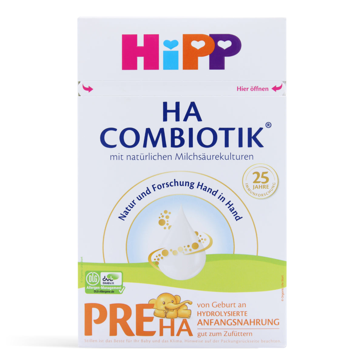 HiPP HA Germany Hypoallergenic Stage PRE Combiotic Infant Milk Formula