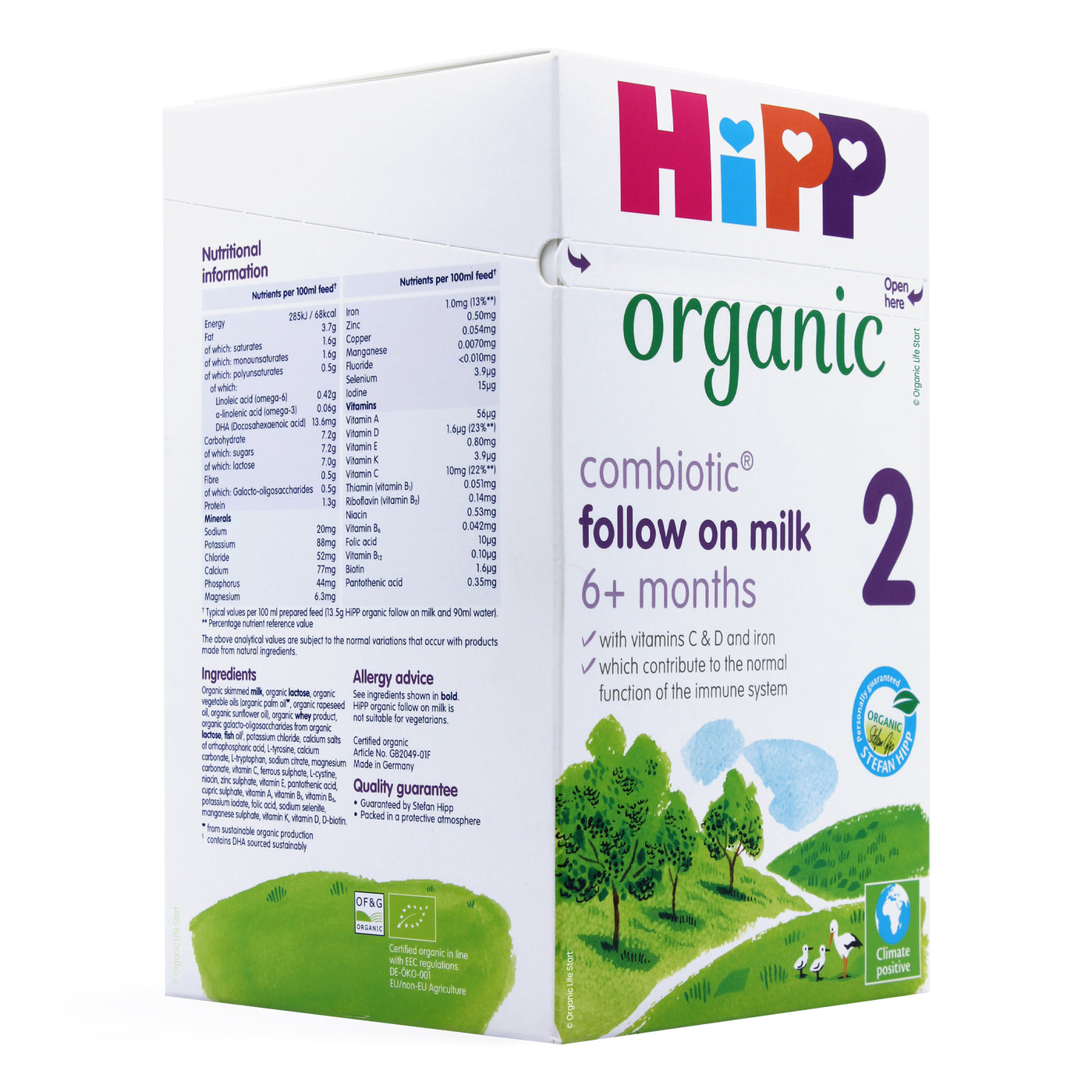 HiPP Dutch Stage 2 Combiotic Organic Infant Milk Formula (6-12 Months) 800g