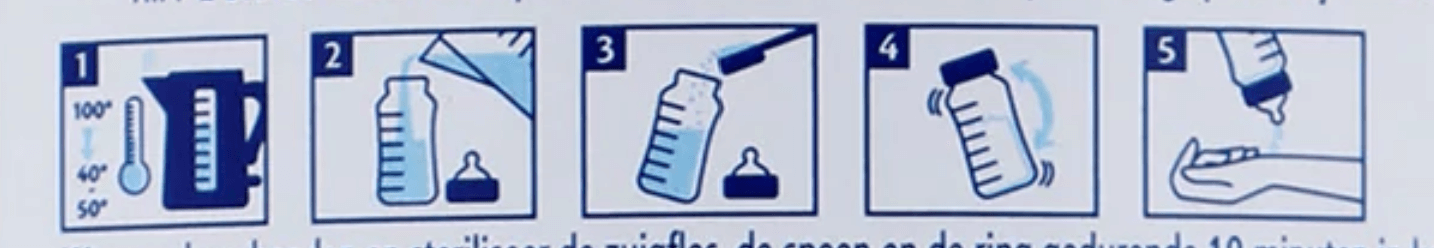 HiPP Stage 2 Dutch Formula mixing instructions