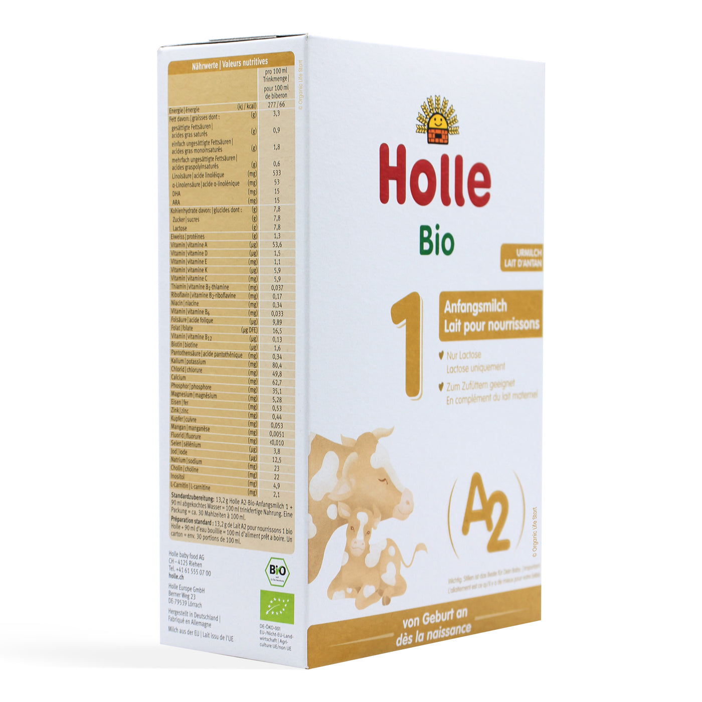 Holle™ A2 Stage 1 Formula - (400g) BEST PRICE