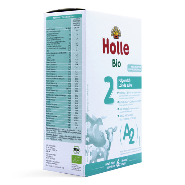 ミルク a2 Organic Follow-On Formula 400g Holle A2 Stage 2 Organic Cow Follow-on Milk Formula 400g