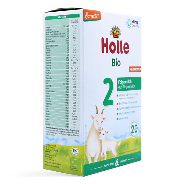 Holle Organic Infant Goat Milk Stage 2, Free & Fast Shipping, Certified  German Wholesaler, Safest and Healthiest Formula