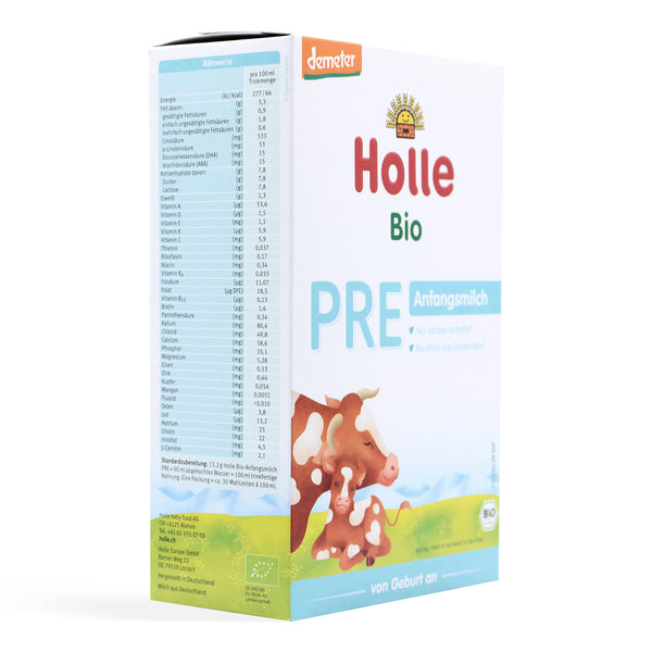 Holle™ Stage PRE Organic Formula (400g) - Holle Cow