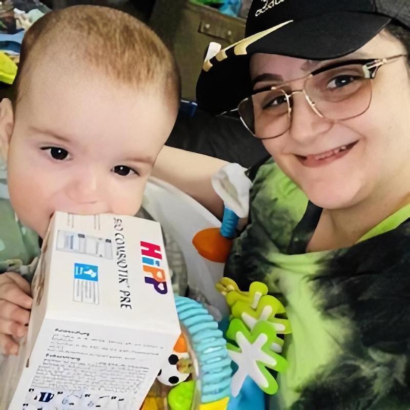 Julie's baby ready to try HiPP formula