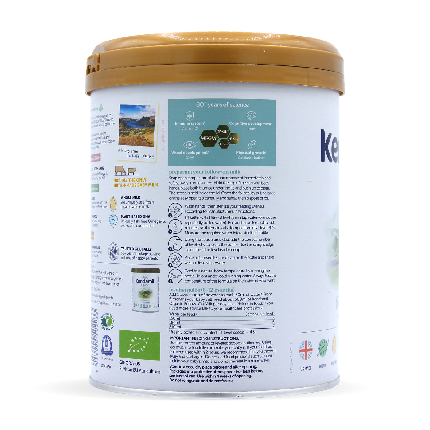 Kendamil Organic Stage 2 Formula (800g) BEST PRICE