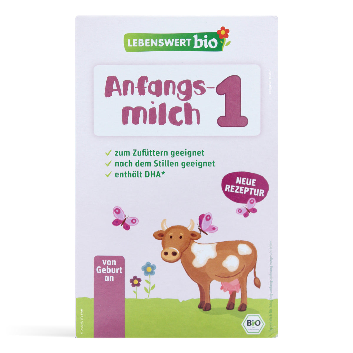 Lebenswert Anfangsmilch Stage 1 Organic Infant Milk Formula