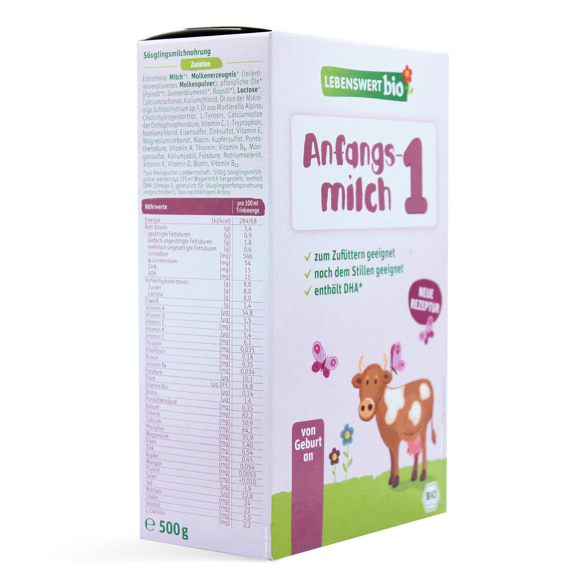 Lebenswert Organic Baby Formula Stage 1