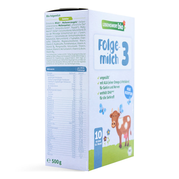 Lebenswert™ Organic Baby Formula Stage (500g) BEST PRICE