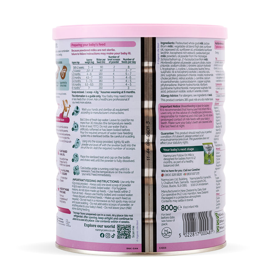 Nannycare Goat Milk Formula Stage 1