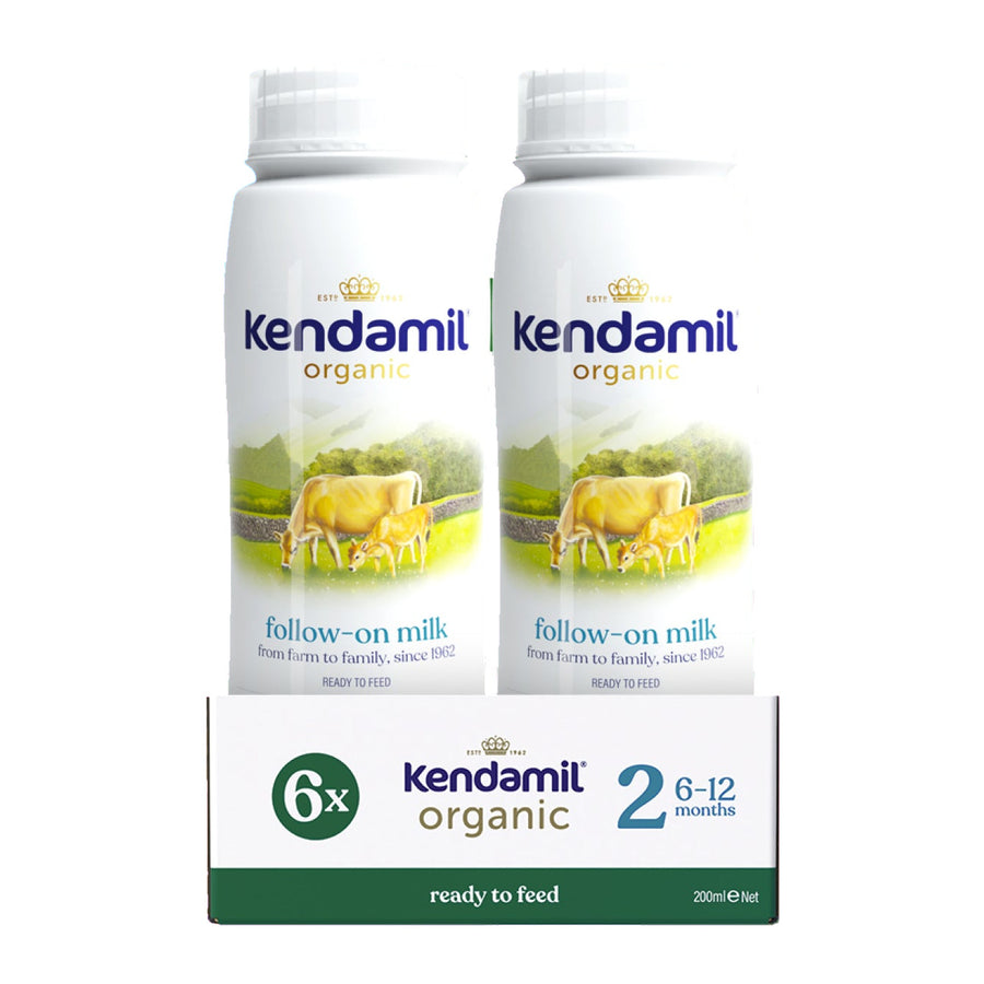 Kendamil Organic Ready to Feed Stage 2, 6 x 200ml bottles
