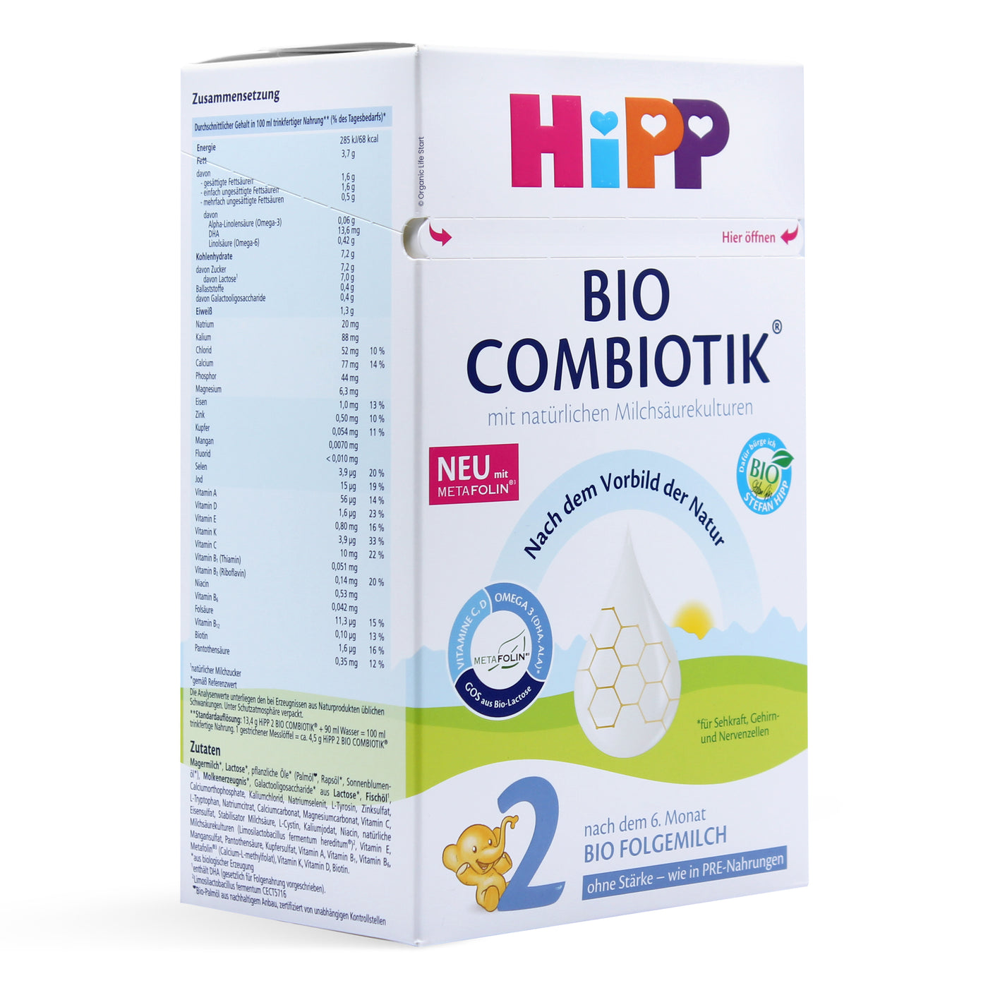 Hipp Organic Stage 2 Combiotic Follow On Formula From 6-12 Months 800 g  Online at Best Price, Baby milk powders & formula