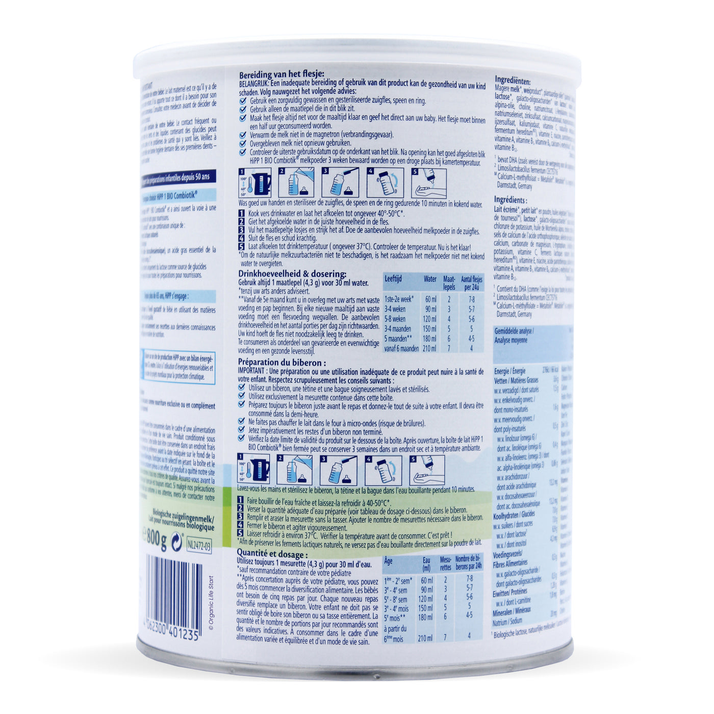 HiPP 1 Combiotic 800 g 