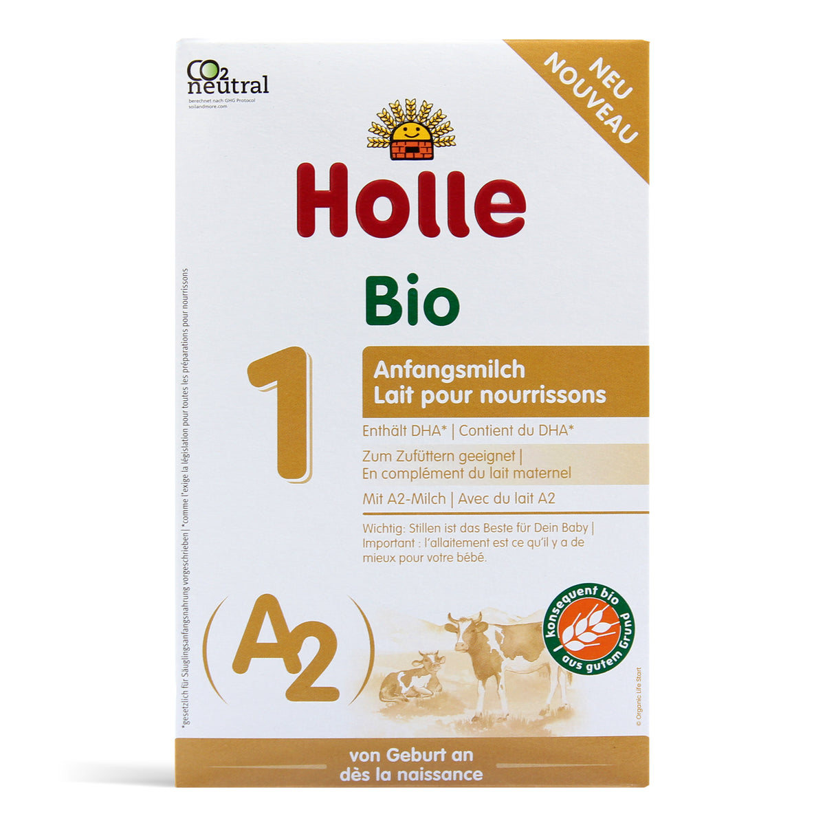 Holle A2 Stage 1 Baby Formula
