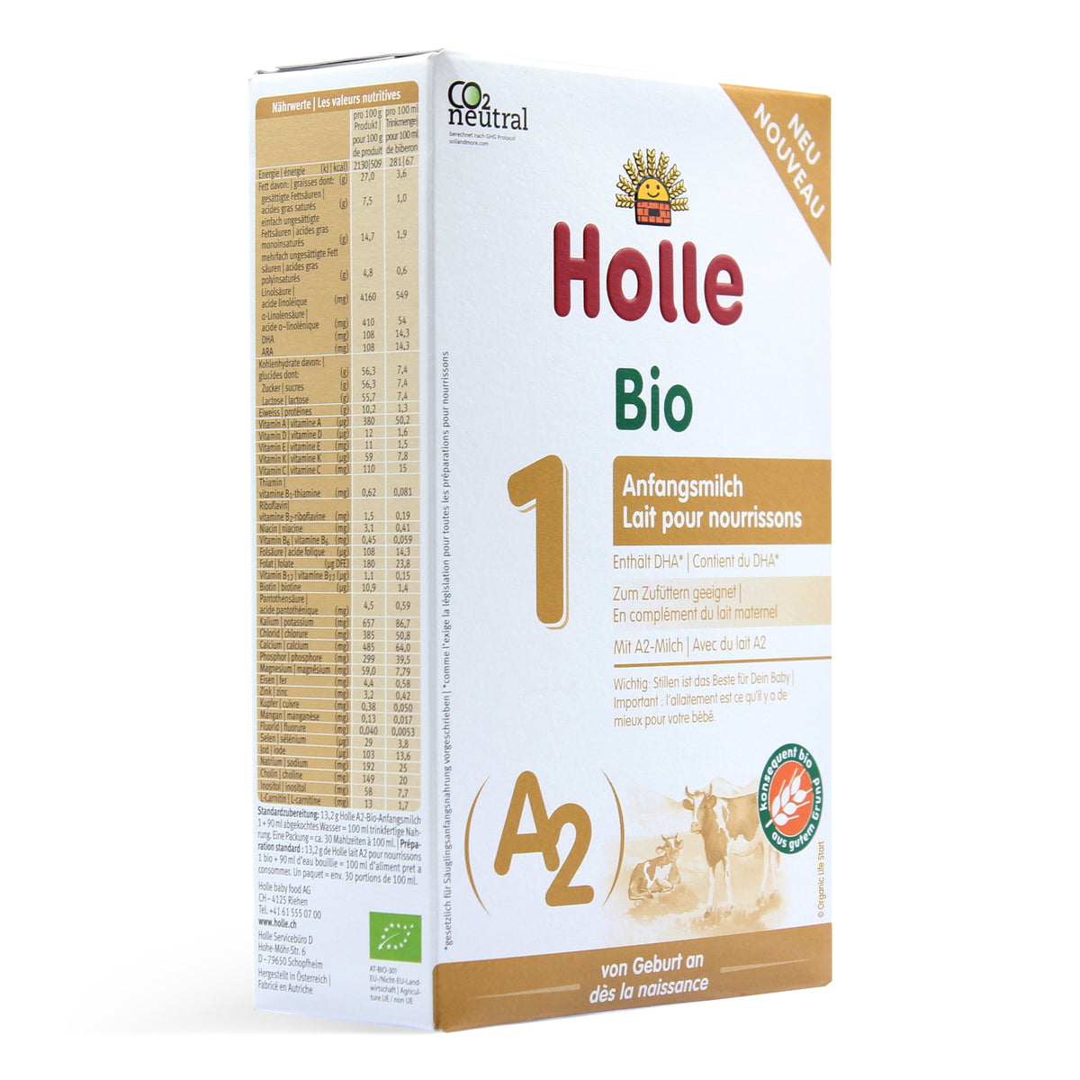 Holle A2 Stage 1 Formula