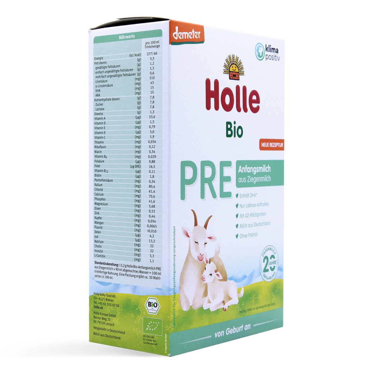 Holle® Official Goat Milk Formula Stage Pre // Save 25 Today Organic Life Start