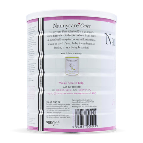 First Infant Nanny Milk Formula For Babies NANNYCARE Goats Milk